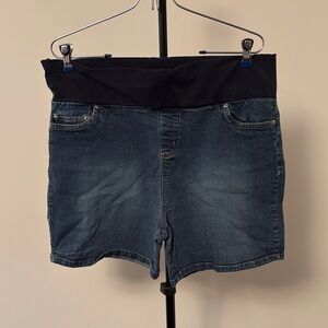 Stylish Dark Blue Denim Jean Shorts for Women